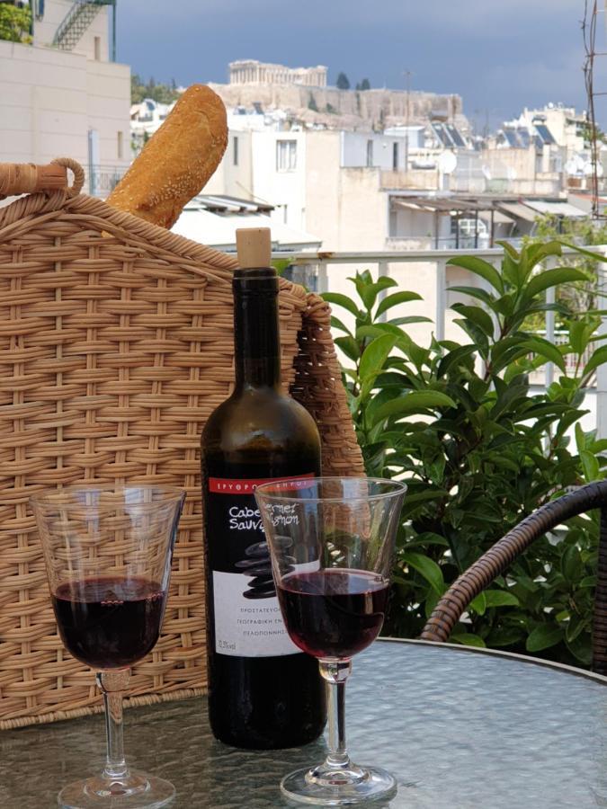 Renovated Studio With Roof Garden Access, 15 M Walk To Acropolis Leilighet Athen Eksteriør bilde