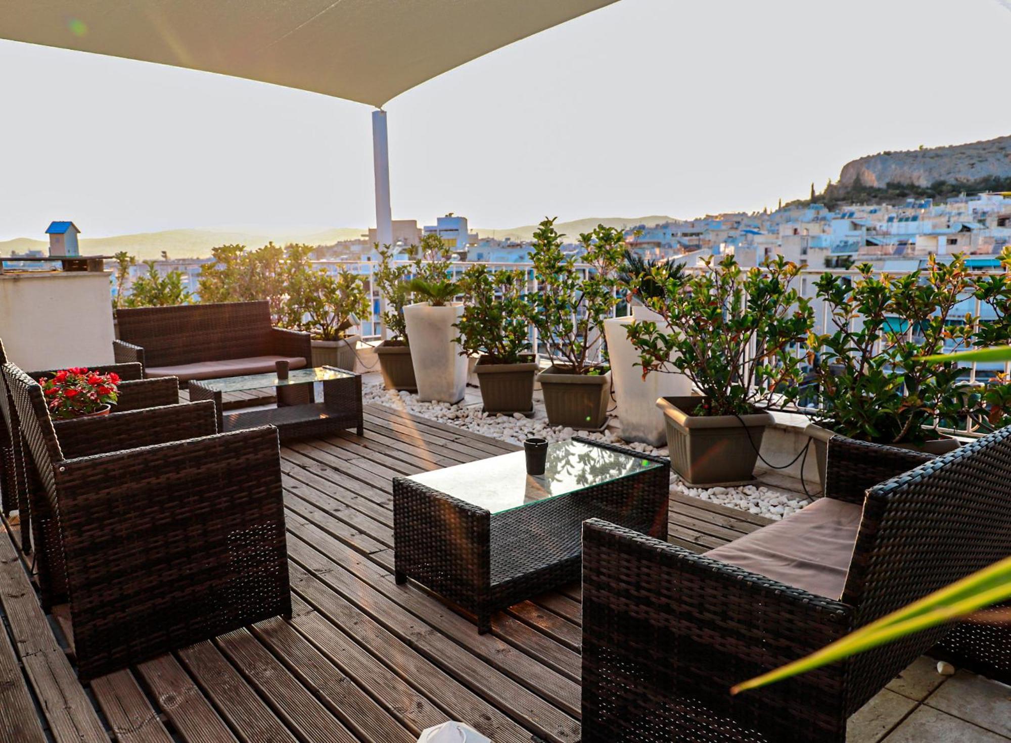 Renovated Studio With Roof Garden Access, 15 M Walk To Acropolis Leilighet Athen Eksteriør bilde